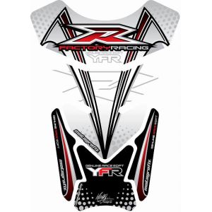 モトグラフィックス MOTOGRAFIX モトグラフィックス MT-TY014SW タンクパッド WHT/シルバー YAMAHA QUADPAD