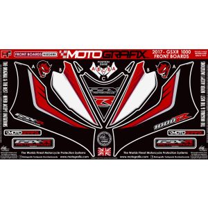 モトグラフィックス MOTOGRAFIX モトグラフィックス MT-NS024RK ボディーパッド FRONT (RK) GSX-R1000/R 17/18