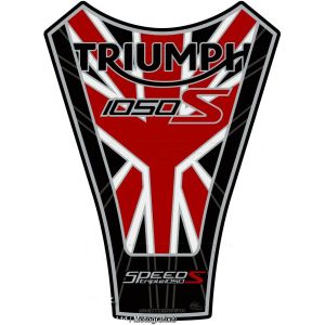 モトグラフィックス MOTOGRAFIX モトグラフィックス MT-TT036RK タンクパッド BLK/WHT/レッド TRIUMPH SPEED TRIPLE 1050S 18-20