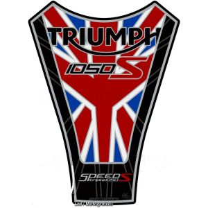 モトグラフィックス MOTOGRAFIX モトグラフィックス MT-TT036UJ タンクパッド BLK/RED/ブルー TRIUMPH SPEED TRIPLE 1050S 18-20