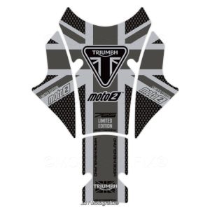 モトグラフィックス MOTOGRAFIX モトグラフィックス MT-TT039M2 タンクパッド GRY/BLK/SIL TRIUMPH Daytona 765 Moto2 20-21