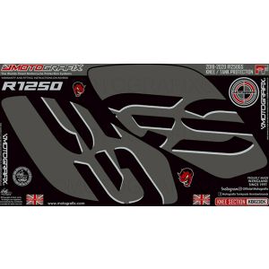 モトグラフィックス MOTOGRAFIX モトグラフィックス MT-KB023EK ボディパッド KNEE BMW R1250GS 18-20