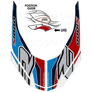 モトグラフィックス MOTOGRAFIX モトグラフィックス MT-BKL002MS Tank Protectors/ Shields BMW S1000R 21-22