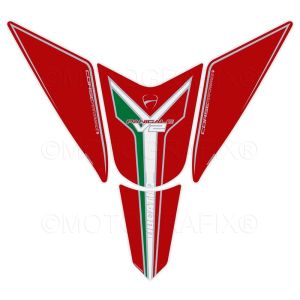 モトグラフィックス MOTOGRAFIX モトグラフィックス MT-TD029RT タンクパッド RED/GRN/WHT DUCATI Panigale 955 V2 21-