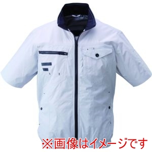 サンコー サンコー TKWE25SGYSP 圧倒的に冷える 冷蔵服4 半袖 シルバーグレーフリーサイズ バッテリーセット