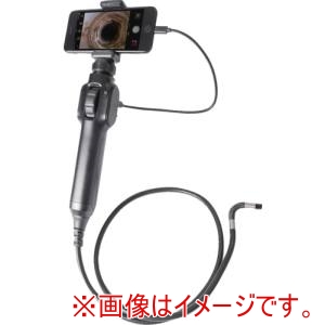 サンコー サンコー SMPH25S2M スマホで見る2カメラ先端2方向可動8mm径工業内視鏡2m
