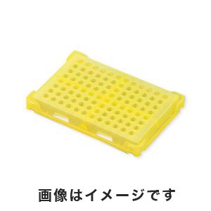 アズワン  AS ONE アズワン PCRラック 黄 本体×20個入 1-4309-06 T328-96Y