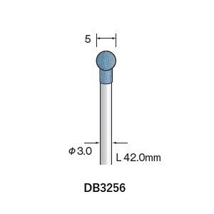 ミニター ミニモ Minimo ミニター ミニモ DB3256 研磨用ゴム砥石 WA ハード #800 φ5 10本
