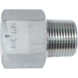 アソー ASOH アソー NF-8366 ステンレス製 変換内外ソケット 外PT3/4×内NPT3/4 ASOH
