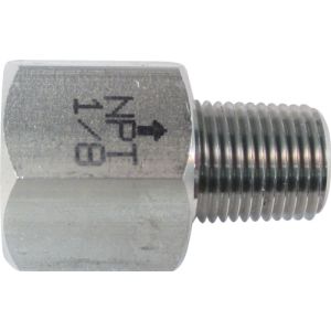 アソー ASOH アソー NF-8411 ステンレス製 変換内外ソケット 外NPT1/8×内PT1/8 ASOH