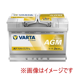 VARTA VARTA 570 901 076 欧州車用 DIN規格 バッテリー Dynamic AGM 規格LN3 AGM メーカー直送 代引不可 北海道沖縄離島不可