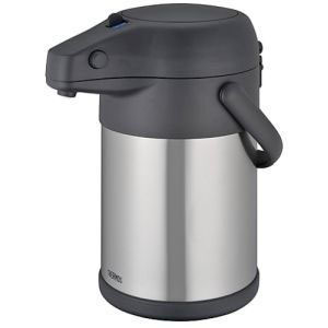 サーモス THERMOS サーモス TAH-3000 SBK ステンレスエアーポット 3.0L ステンレスブラック THERMOS