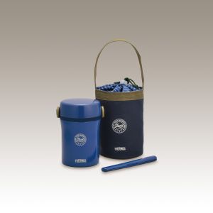 サーモス THERMOS サーモス JBC-801  ステンレスジャー  ネイビー THERMOS
