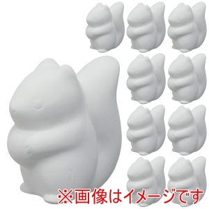 おみくじ工房 おみくじ工房 おえかき 陶器 どうぶつ リス 10個セット 58896