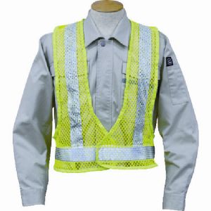 つくし工房 つくし工房 TY-35Y フォーシーズンチョッキ 蛍光ライムイエロー