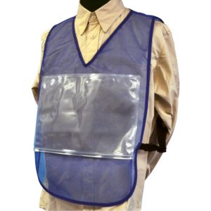 つくし工房 つくし工房 TY-52B いろいろチョッキ ブルーメッシュ