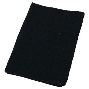 ミューファン ミューファン ミューファン 抗菌フェイスタオル 12枚入 黒