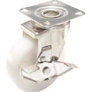 ユーエイキャスター YUEI ユーエイキャスター SUS-NJ-130S ステンレスキャスターシングルS付自在車 130径ナイロン車