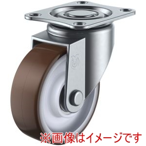 ユーエイキャスター YUEI ユーエイキャスター SG-75UHF プレート式 自在 キャスター ウレタン 車輪径75mm Sタイプ SG型 取付寸法55×42