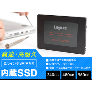Logitec Logitec LMD-SAB960 内蔵SSD 2.5インチ SATA対応 960GB データ移行ソフト付