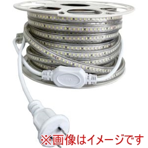 富士倉 富士倉 FRL-W20M LEDロープライト 片面発光 20M 白色