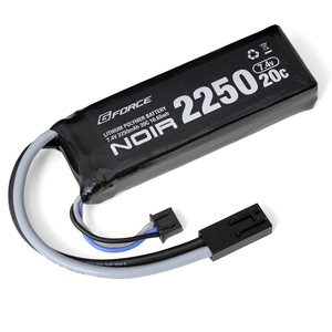 ジーフォース G-FORCE ジーフォース GFG904 Noir Lipo 7.4v 2250mAh カスタムガン用 ミニS互換サイズ G-FORCE