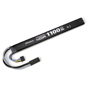 ジーフォース G-FORCE ジーフォース GFG909 Noir Lipo 11.1v 1100mAh カスタムガン用 AK対応ロングタイプ G-FORCE