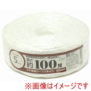 紺屋商事 紺屋商事 PPヨリロープ5mm×100m00720013