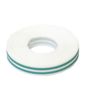 紺屋商事 紺屋商事 PPバンド 手仕事用 15mm ｘ 10m 白緑ストライプ 1121006 手芸用プラバンド