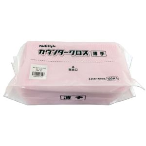 パックスタイル パックスタイル ふきん クロス PS カウンター クロス ダスター 薄手 桃 R 1ケース(900) 00520386 メーカー直送 法人限定 代引不可 北海道沖縄離島不可
