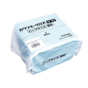 パックスタイル パックスタイル ふきん クロス PS カウンター クロスソフト ハーフサイズ 薄手ブルー 1ケース(2400) 00535808 メーカー直送 法人限定 北海道沖縄離島不可