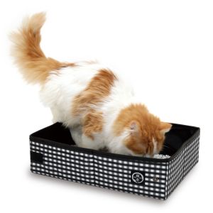 猫壱 neco ichi 猫壱 ポータブル トイレ ブラック