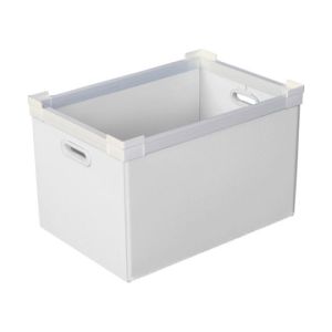 国盛化学 KUNIMORI 国盛化学 78300-NS50L-WH プラダン NSコンテナ 50L SWコーナー ホワイト メーカー直送 代引不可 沖縄離島不可