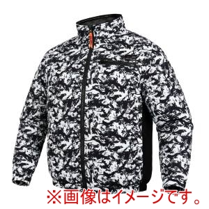 COVELL COVELL CX-P002-6-3L 白黒迷彩 長袖 ポリエステル製 ファンバッテリーセット 30V 3L メーカー直送 代引不可 北海道沖縄離島不可