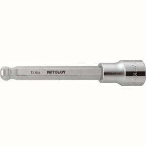 水戸工機 ミトロイ MITOLOY ミトロイ 412BHTL 1/2 ヘックスソケット ボールポイント ロング 12mm 水戸工機