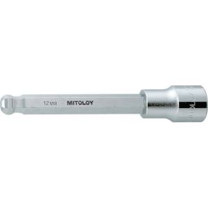 水戸工機 ミトロイ MITOLOY ミトロイ 414BHTL 1/2 ヘックスソケット ボールポイント ロング 14mm 水戸工機