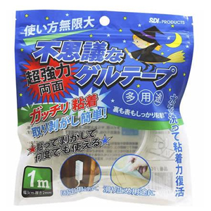 エスディアイジャパン エスディアイジャパン FG-1 不思議なゲルテープ 透明 厚さ2mm 幅30mm×1m