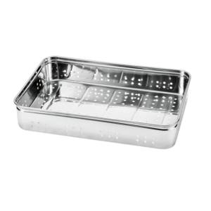 赤川器物製作所 赤川器物製作所 AG 18-8 穴明番重バット 大浅 H80