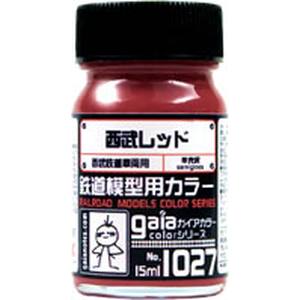 ガイアノーツ ガイアノーツ 27527 鉄道模型用カラー 1027 西武レッド 15ml