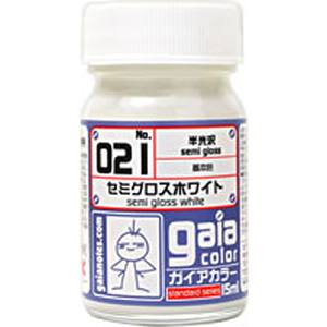 ガイアノーツ ガイアノーツ 33021 基本カラー 021 セミグロスホワイト 15ml