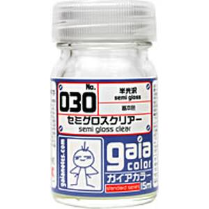 ガイアノーツ ガイアノーツ 33030 クリアーカラー 030 セミグロスクリアー 15ml