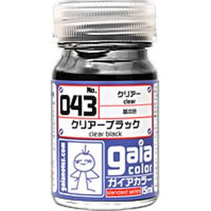ガイアノーツ ガイアノーツ 33043 クリアーカラー 043 クリアーブラック 15ml