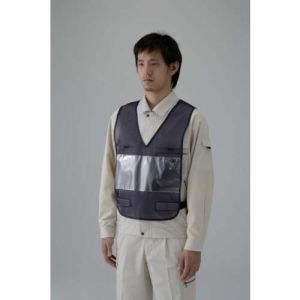 ユニット UNIT ユニット 379-683 差し込み式ベスト紺 胴囲108～128cm