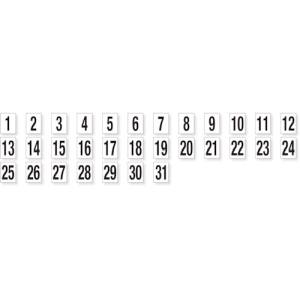 ユニット UNIT ユニット 301-33 日付数字ゴムマグネット