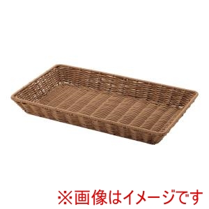 トーダイ トーダイ PP ベーカリーバスケット 長角 1/1 ブラウン BB-1165-BR