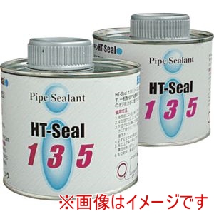 ヘルメチック ヘルメチック 135BK500 配管用シール剤 135B 黒色 500g