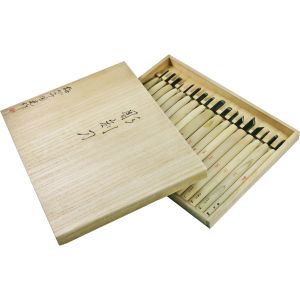 梅心子圀光 梅心子圀光 本職用彫刻刀 17本組