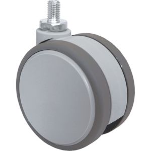 東海キャスター 東海キャスター F075N8 ねじ込み双輪キャスター 75径 自在 M8x1.25