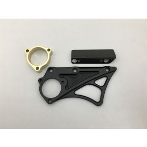 ケイファクトリー K-FACTORY ケイファクトリー 112FZAQ002R フロントスプロケットカバー スーパーBLK GPZ900R A7-