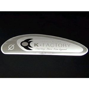ケイファクトリー K-FACTORY ケイファクトリー 000SZAK002H サイレンサーエンブレム #S シルバーアルマイトシアゲ